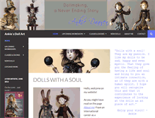 Tablet Screenshot of ankie-doll-art.com